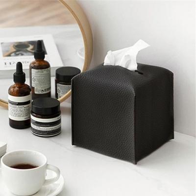 Cinghia per nastro di fissaggio per fazzoletti per auto impermeabile, a prova di umidità, facile accesso, copertura per scatola di fazzoletti quadrata alla moda moderna
