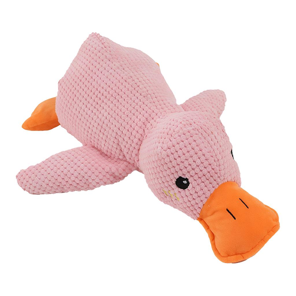 Dog Calming Plush Toy Multifunction Sound Making Duck Toy for Dog Interactive Entertainment Activities