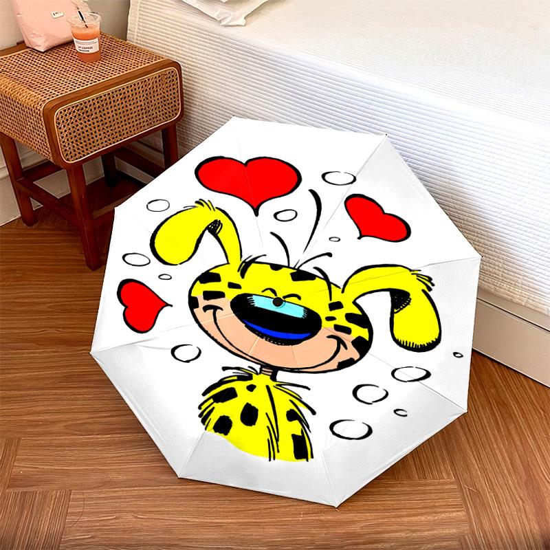 Marsupilami Pattern Pattern New Style Umbrella, 1 Piece Automatic Folding Umbrella, Portable Foldable Travel Umbrella, Outdoor Umbrella,Birthday Gift