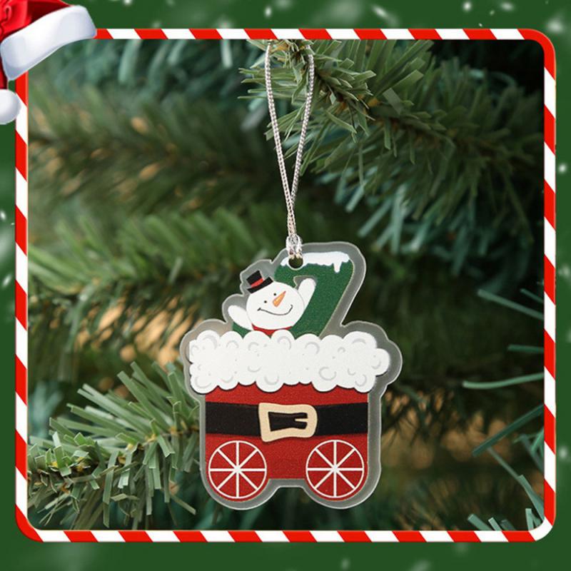 Window Decorations Holiday Gifts Health And Environmental Protection Household Products Christmas Ornaments Vivid Small Train