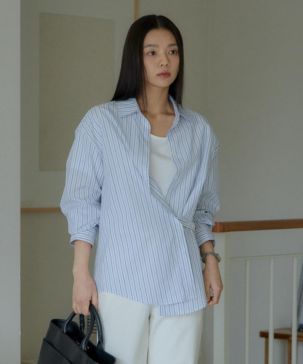 Noing Two-Way Shirt (Stripe) Stripes