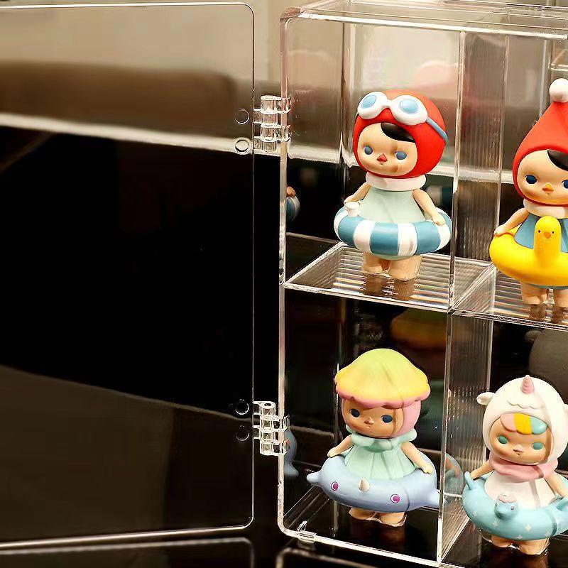 Transparent Blind Box Showcase Storage Doll Blind Box Display Dust-proof Artcrafts Box Handmade Collection Cabinet