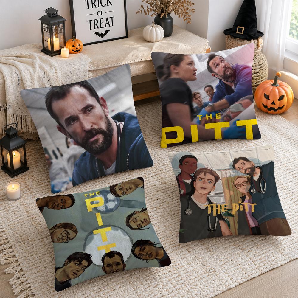 Tv Series The Ppitt Cushion Cover Plush Decorative Pillow Case With Hidden Zipper Cutecore Room Decor For Home