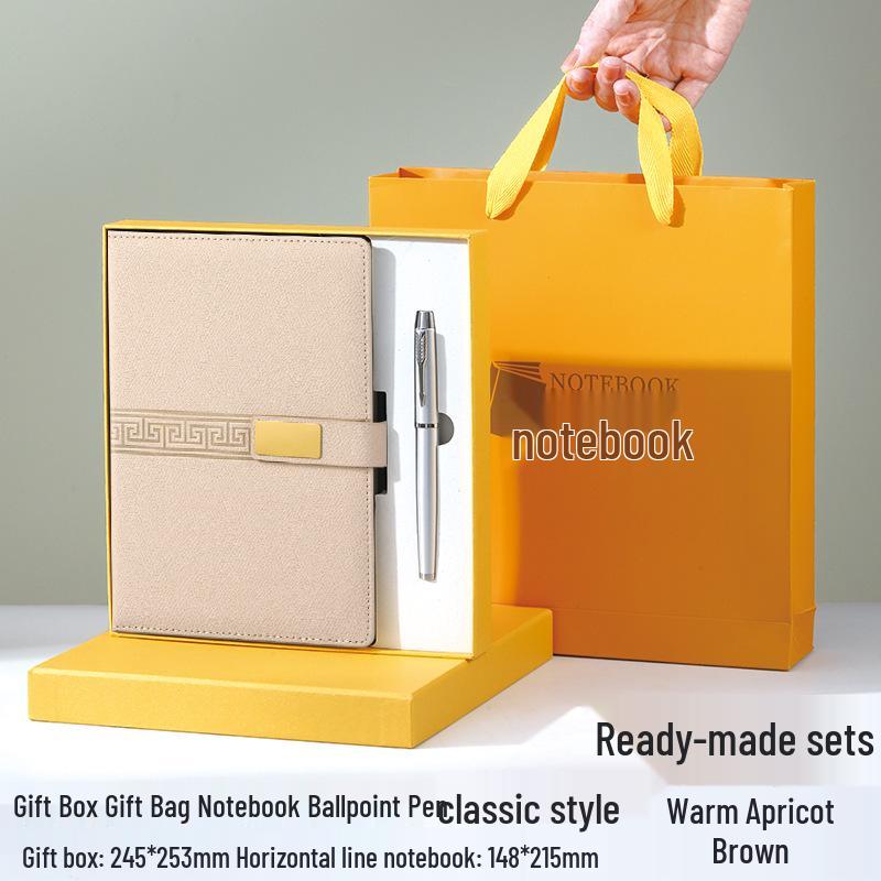 A5 Custom Logo Notebook Gift Set - High-Quality Business Diary with Gift Box