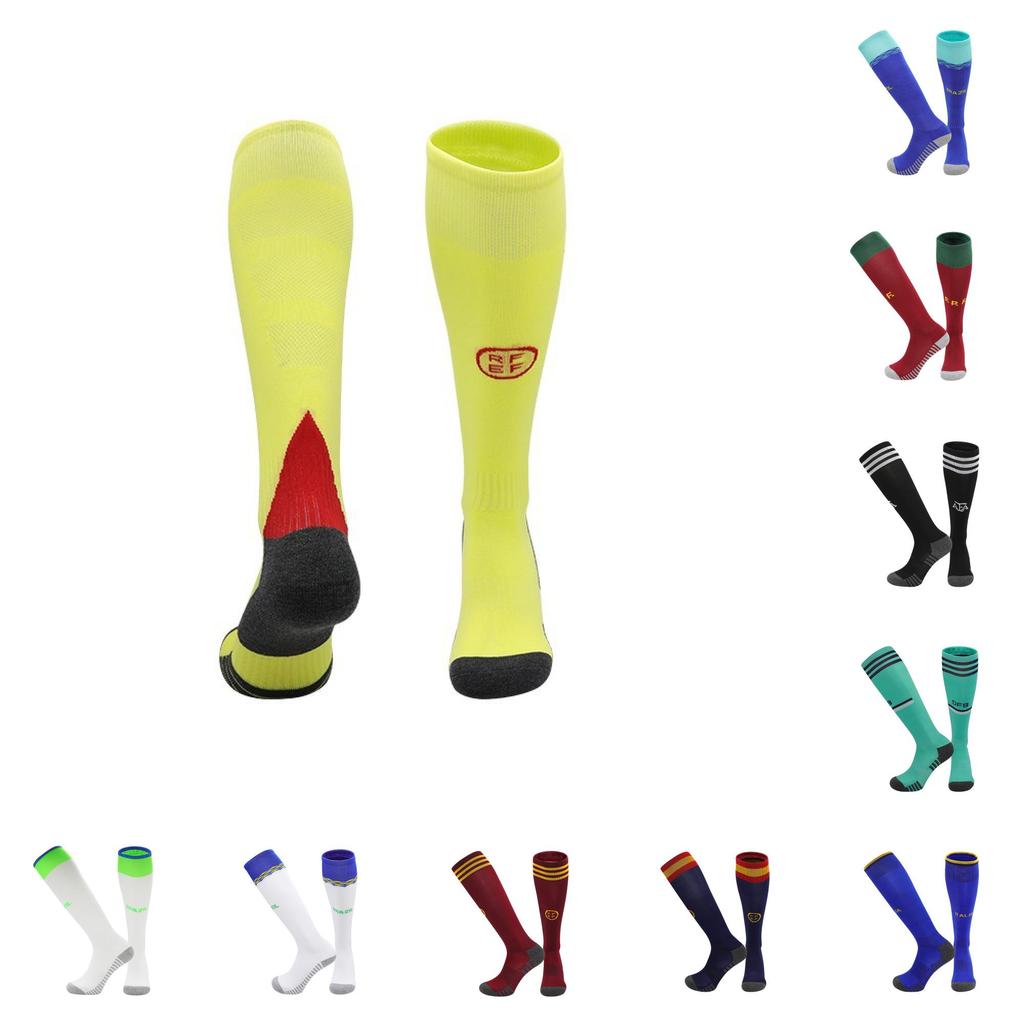 Global Football Cup Soccer Socks For Adults And Children With Towel Bottom Durable And Odor Resistant For Sports And Running