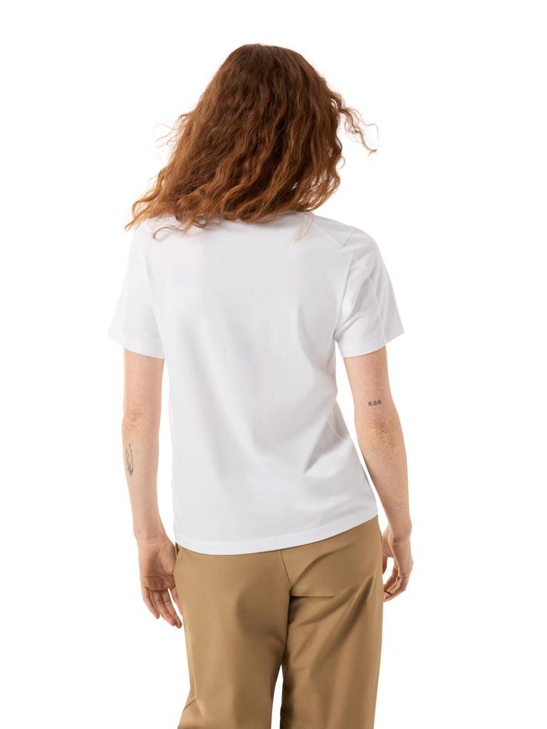 Crag SL Cotton Emblem Crew Short Sleeve White Size S Arc'teryx Women's Jacket, Light, (X000009502)