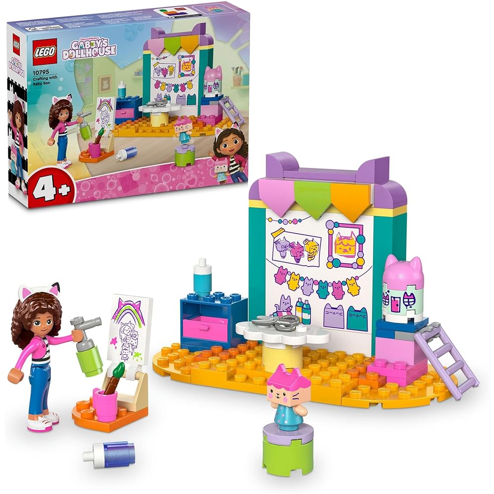 Lego Gabby s Dollhouse Baby Box Building Toy for Kids 4-6 Years Old Educational Playset