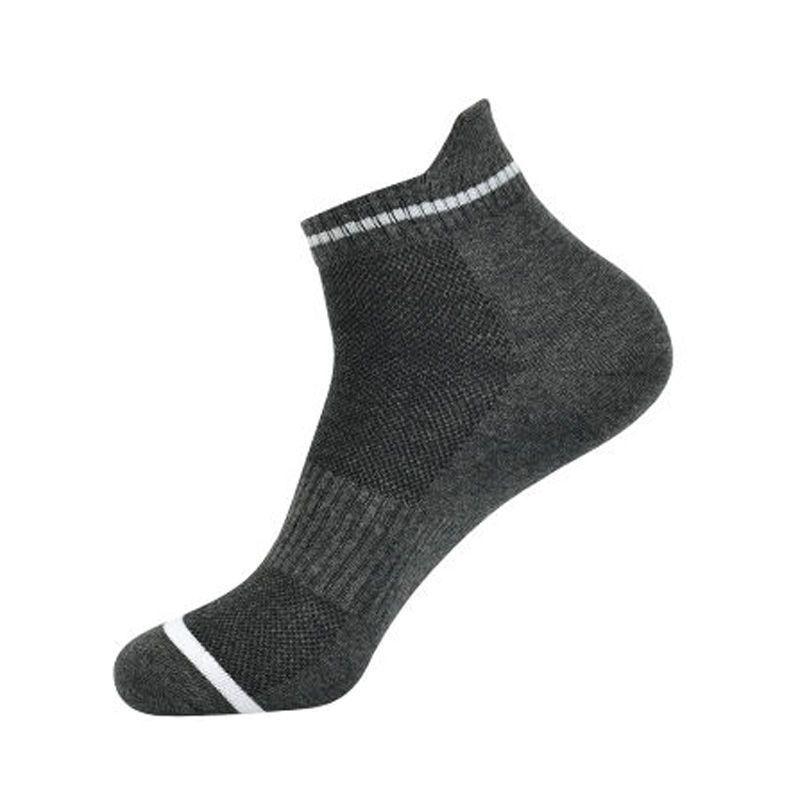 Men s Pure Cotton Summer Casual Anti-odor Breathable Short Socks One Size