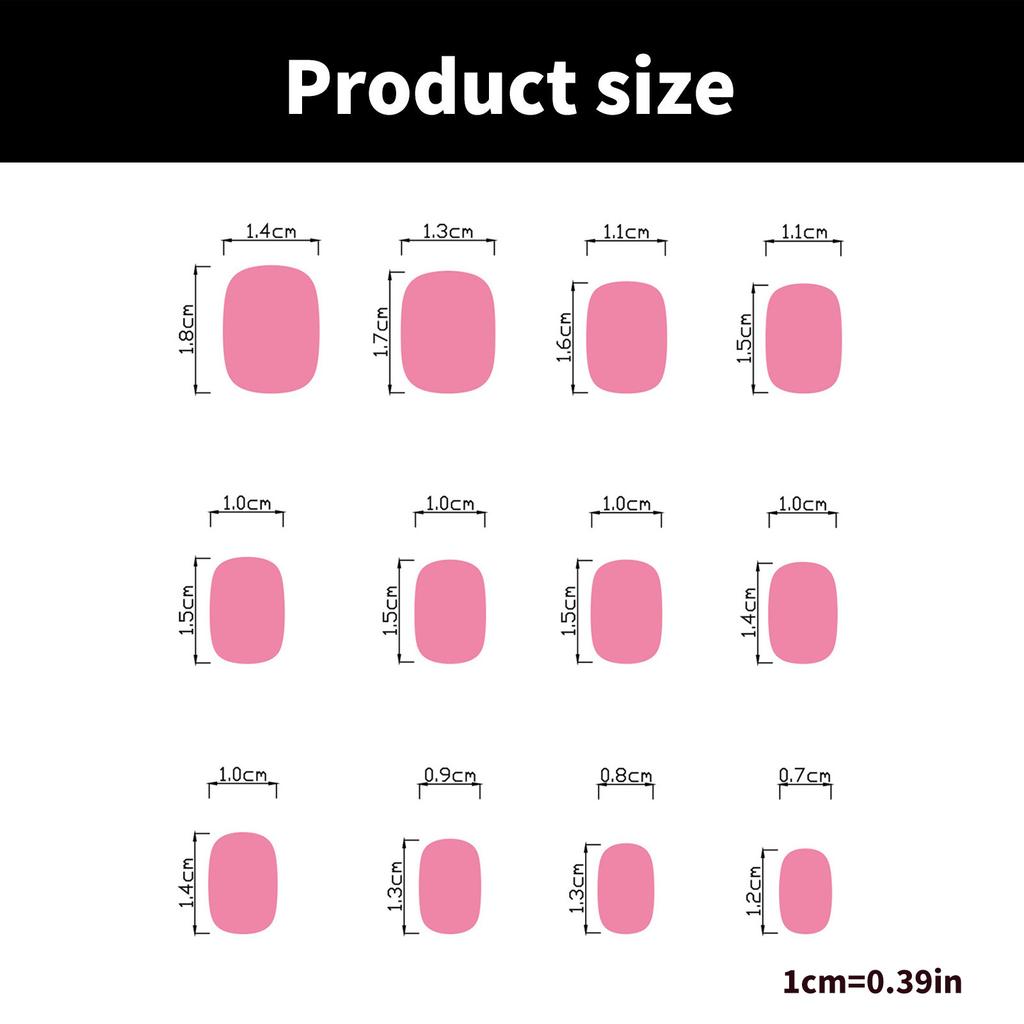 24pcs Square Press On Nail with Chick Pattern Short Artificial Nail Full Cover False Nail Manicure Nail Art for Women