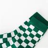 Women Plaid Socks Unique Personality Cool Street Style Plaid Harajuku Korean Style Socks Stockings Women Hosiery Cotton