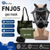Cross05 Typ 87 Schutzgasmaske - Silikon-Kopfband, Vollgesichts-Rauch- und Chemikalienschutz mit Tarnbeutel