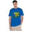 Double Dare Splat Stacked Logo T-Shirt S-4XL Royal