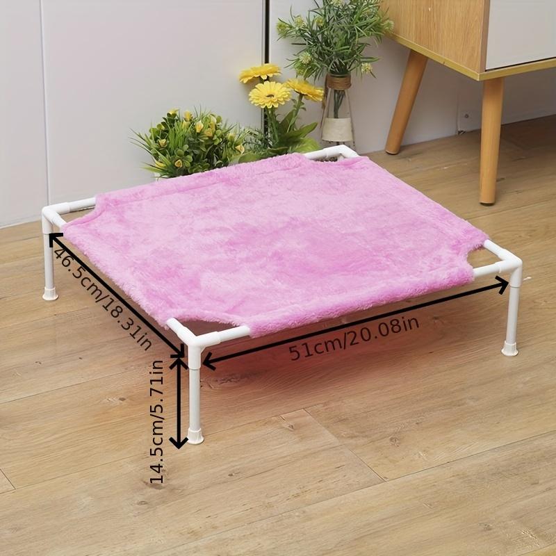 [Moisture-proof Cat Hammock] Detachable Moisture-proof 1pc Cat Hammock Bed | Elevated Pet Cushion with Metal Frame, Washable