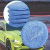 Tamponi Applicatori Cera per Auto in Microfibra - Confezione da 6 Spugne per Pulizia e Lucidatura Pneumatici