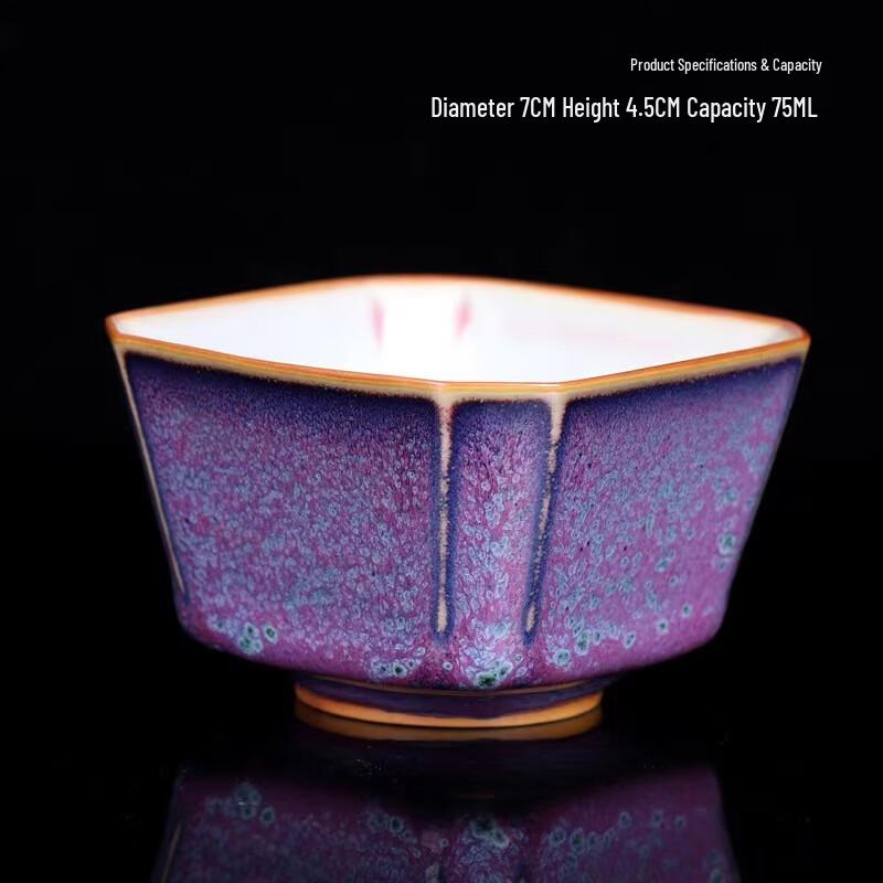 Juncai Glazed Ceramic Master Teacup
