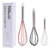 8/10/12 Inch Egg Whisk High Quality Stainless Steel Egg Whisk Kitchen Wire Balloon Whisk Milk Egg Beater Mixing Tools