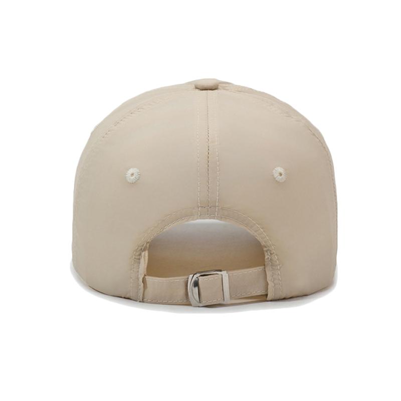 Summer Solid Color Quick-Drying Strap Solid Color Bow Baseball Cap Women's Outdoor Camping Sunshade Cap