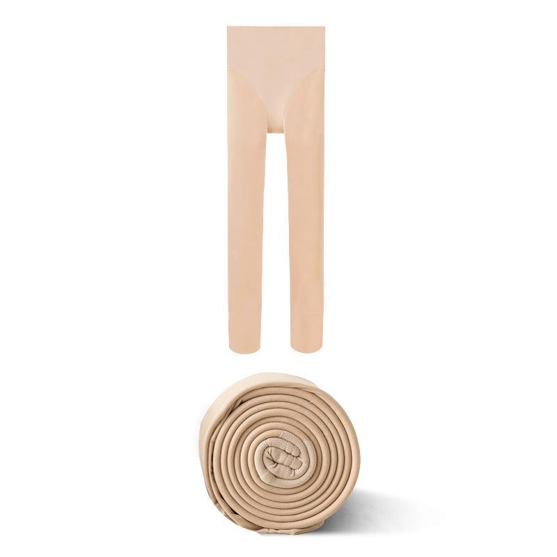 

Оранжевые светочувствительные двухслойные чулки телесного цвета для женщин - колготки телесного цвета на весну и осень 160g plus velvet, one size