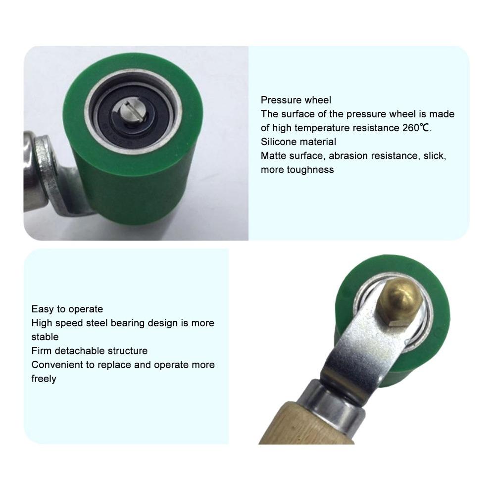 Removable Silicone Hand Pressure Roller 40mm Width PVC Welding Roller  For Roofing Welding