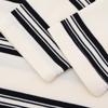 Mens Striped Color Block Long Sleeve T Shirt Loose Fit Casual Street Style