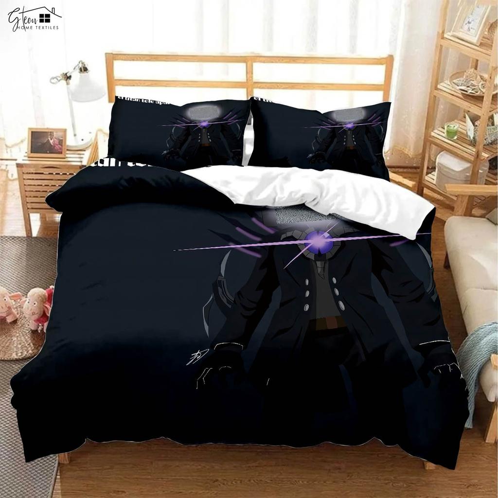 Animation Cartoon Game 3d Printing Quilt Cover Pillowcase Bedding Set Three-Piece Soft And Comfortable Duvet Cover