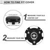 ACROPIX 4pcs Wheel Center Cap Hub Cap Rim Center Cap 61.5mm 66mm Wheel Cap