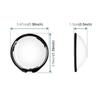For Insta360 X5 PULUZ Rotating Optical Tempered Glass Lens Guard Protective Cover (Transparent)