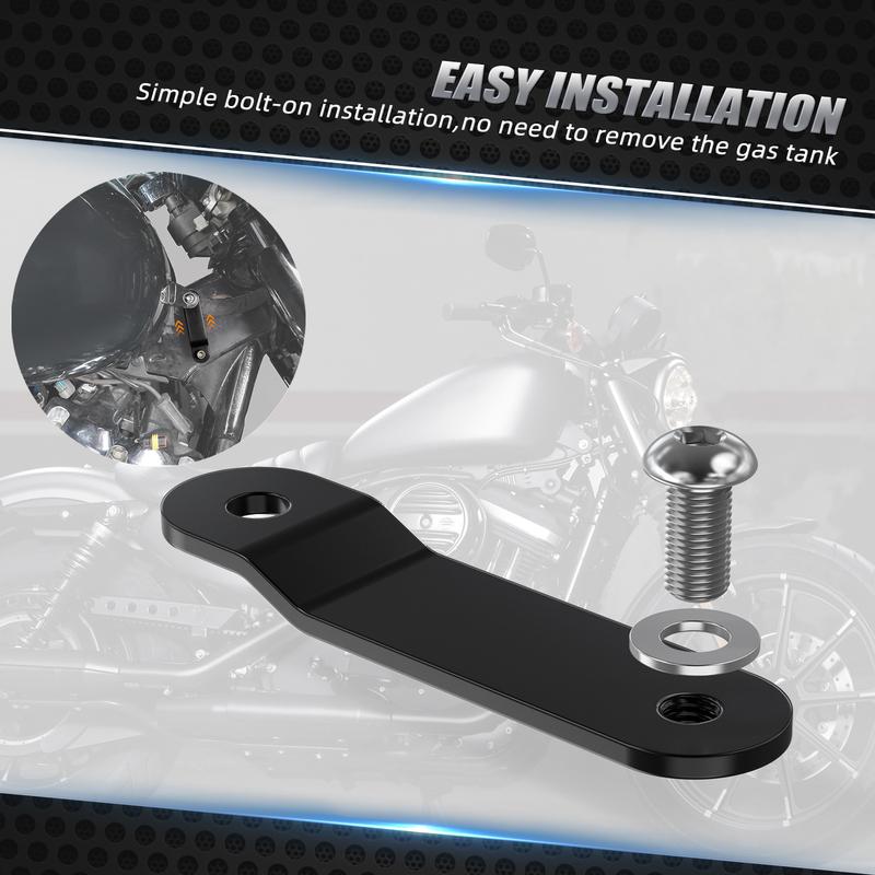 1.1/1.5/2/2.56/ 3" Tank Riser Bracket Lift Kit For Harley XL1200X 2010-2018 Iron 883 XL883N 2009-2018 Sportster 883 XL883L 12-18