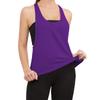 Plus Size Quick-Dry Sleeveless Yoga and Running Tank Top