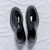 Business Formal Patent Leather Shoes Men 2024 Spring Men Shoes Low-top Solid Wedding Shoes Black Fashion Oxford Office Shoes