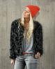 Imitation Fur Fur European and American Imitation Fur Jacket Autumn and Winter New Three-color Peacock Fur Imitation Fur Jacket Long Sleeve