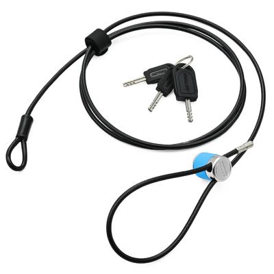 Daytona Motorcycle Wire Lock JacketHelmet Theft Deterrent Padlock with LED Light Key Stronger Cable Lock 1800mm Blue 31261