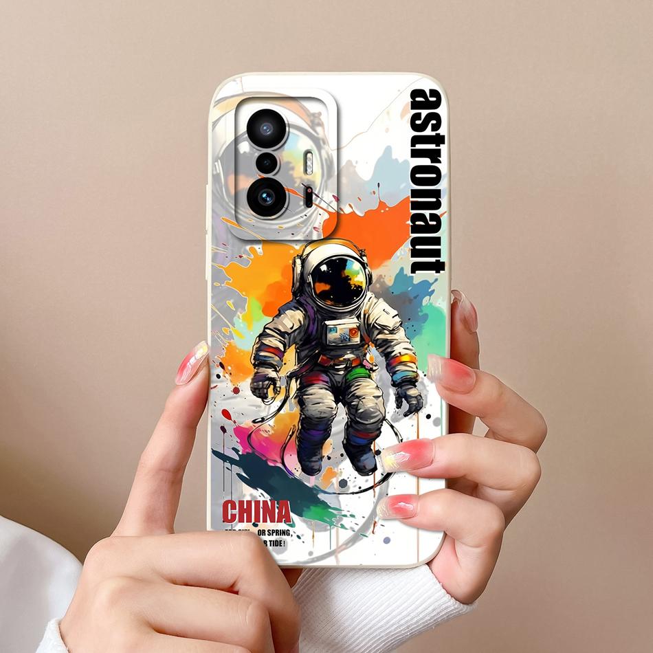 For Xiaom 11T Pro Phone Case Cute Cat Covers Soft Liquid Silicone Funda For Mi 11 T Pro Full Protection Anti Drop Back Cover