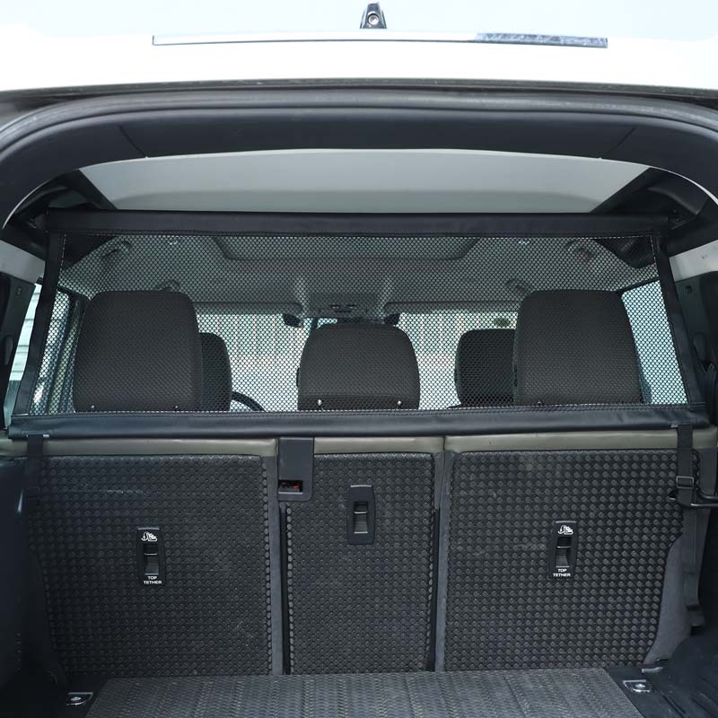 Car Trunk Safety Isolation Protective Netting Pet Fence Netting For Land Rover Defender 110 2020-2023 Car Accessories