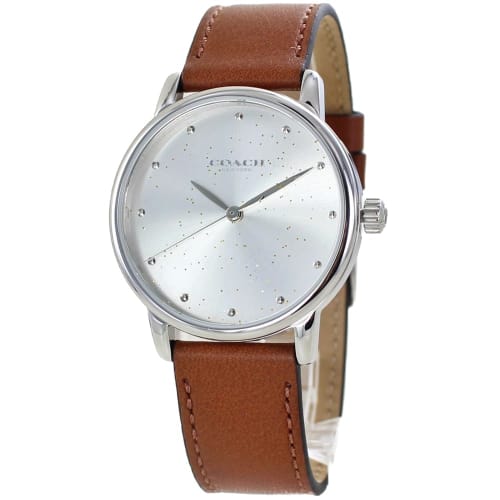 

Coach watch for men and women with unisex leather strap (14503845)