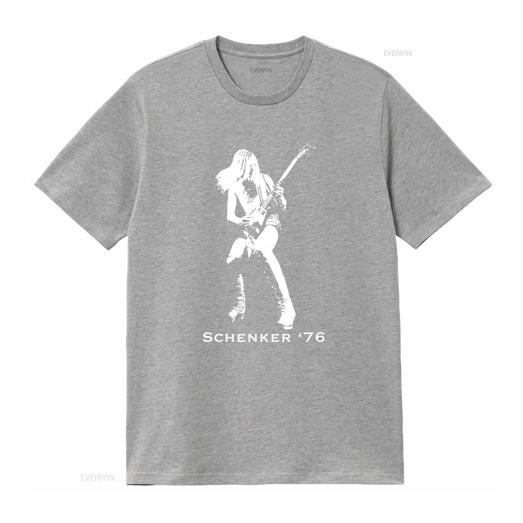 Vintage Michael Schenker 76 Gitarrist Rock Band Herren T-Shirt Königsblau Alle Größen Vintage Gewaschen Atmungsaktiv Leicht