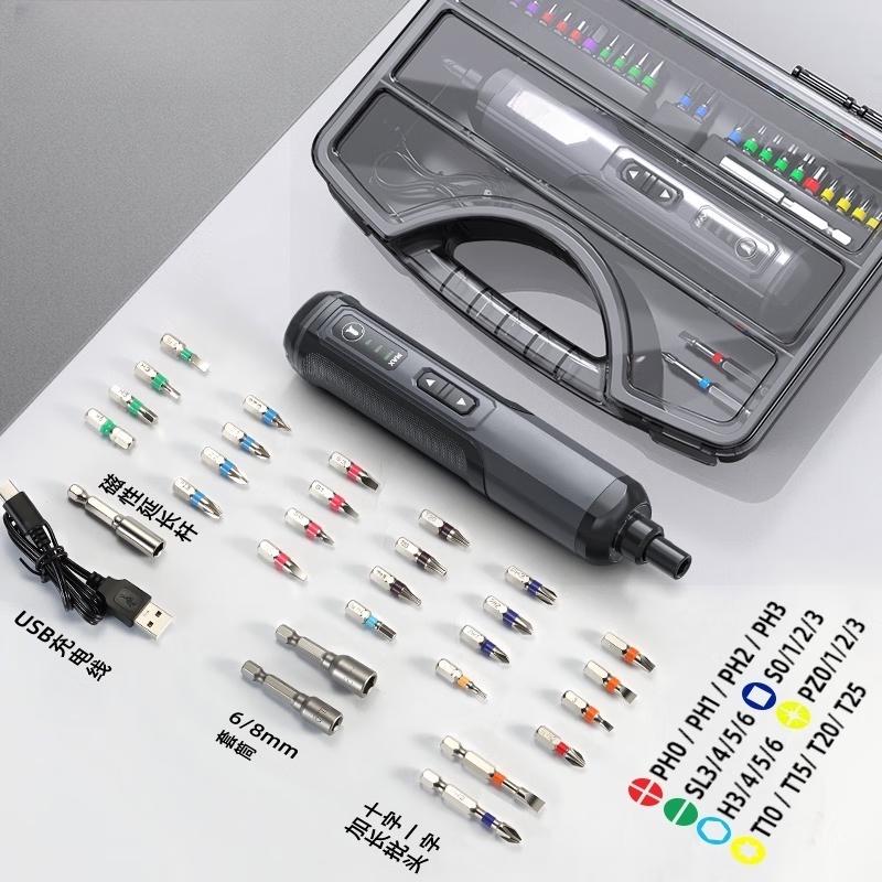 

TaiYouQian Automatic Rechargeable Electric Screwdriver Kit CN plug (adapter included)