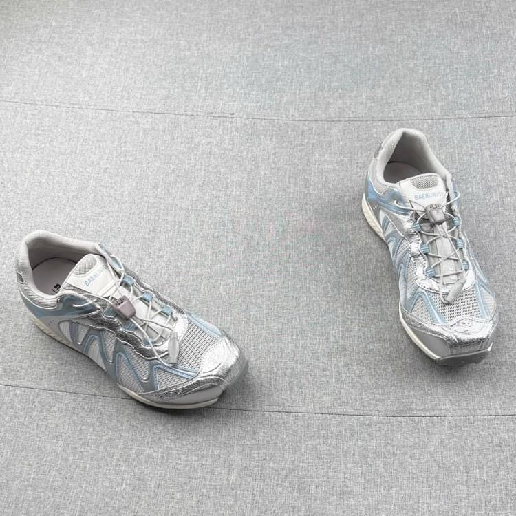 Leather Single Mesh Hollow Sports Shoes Women's Hiking Shoes 2025 Summer New Casual Outdoor Non-slip Bottom Hiking Shoes