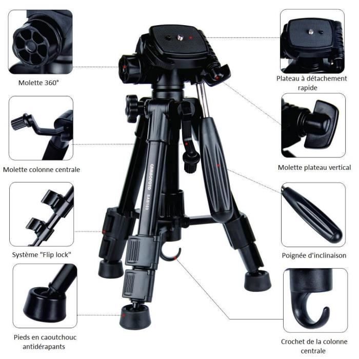 Trépied Compact Pour Reflex Cambofoto SAB103