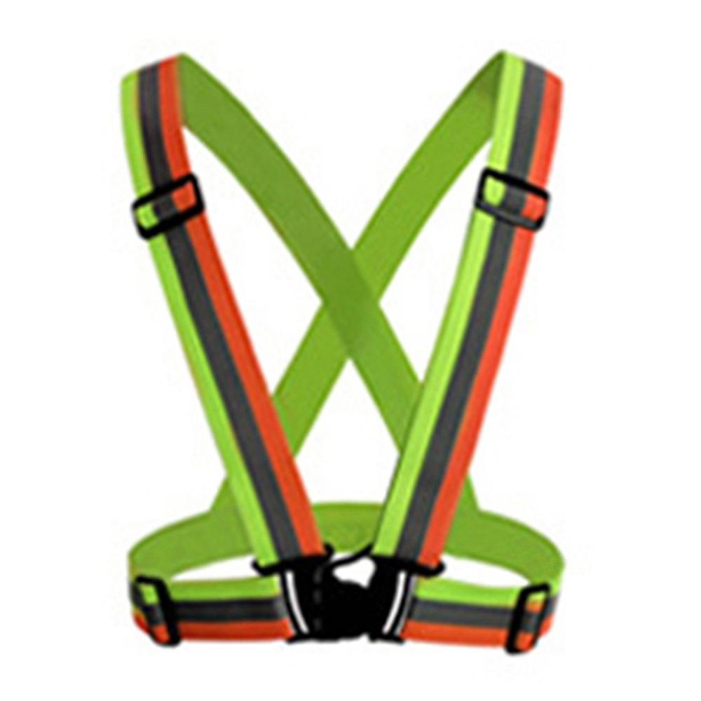New Highlight Reflective Straps Night Running Riding Clothing Vest Adjustable Safety Vest Elastic Band For Adults and Children