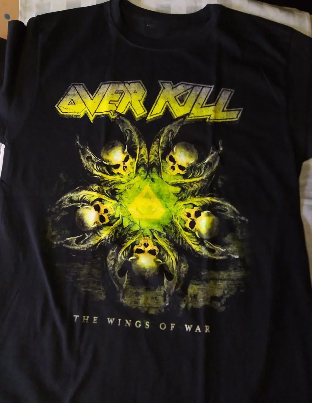 The Wings of War Overkill Shirt Short Sleeve Black Unisex S-234XL 1V0102 XXXL