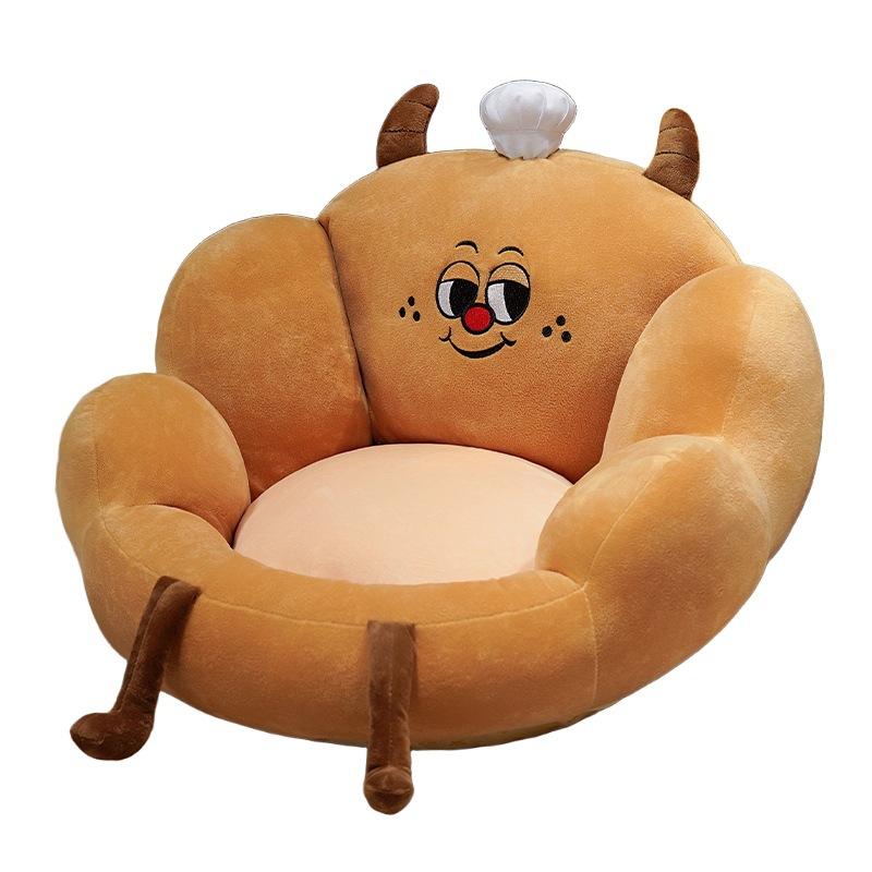 Cartoon Soft Croissant Cushions Home Sofa Cushions Cushions Girls' Bedroom Balcony Tatami Futon Cushions