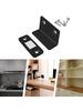 Powerful Magnet Door Stops Strong Door Closer Anti-Rust Cabinet Door Catch Latch Aluminum Easy Installation for Bedroom Wardrobe