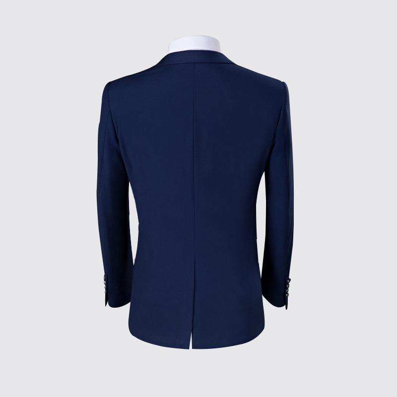 Korean Style Slim Fit Men's Professional Wedding Suit Set