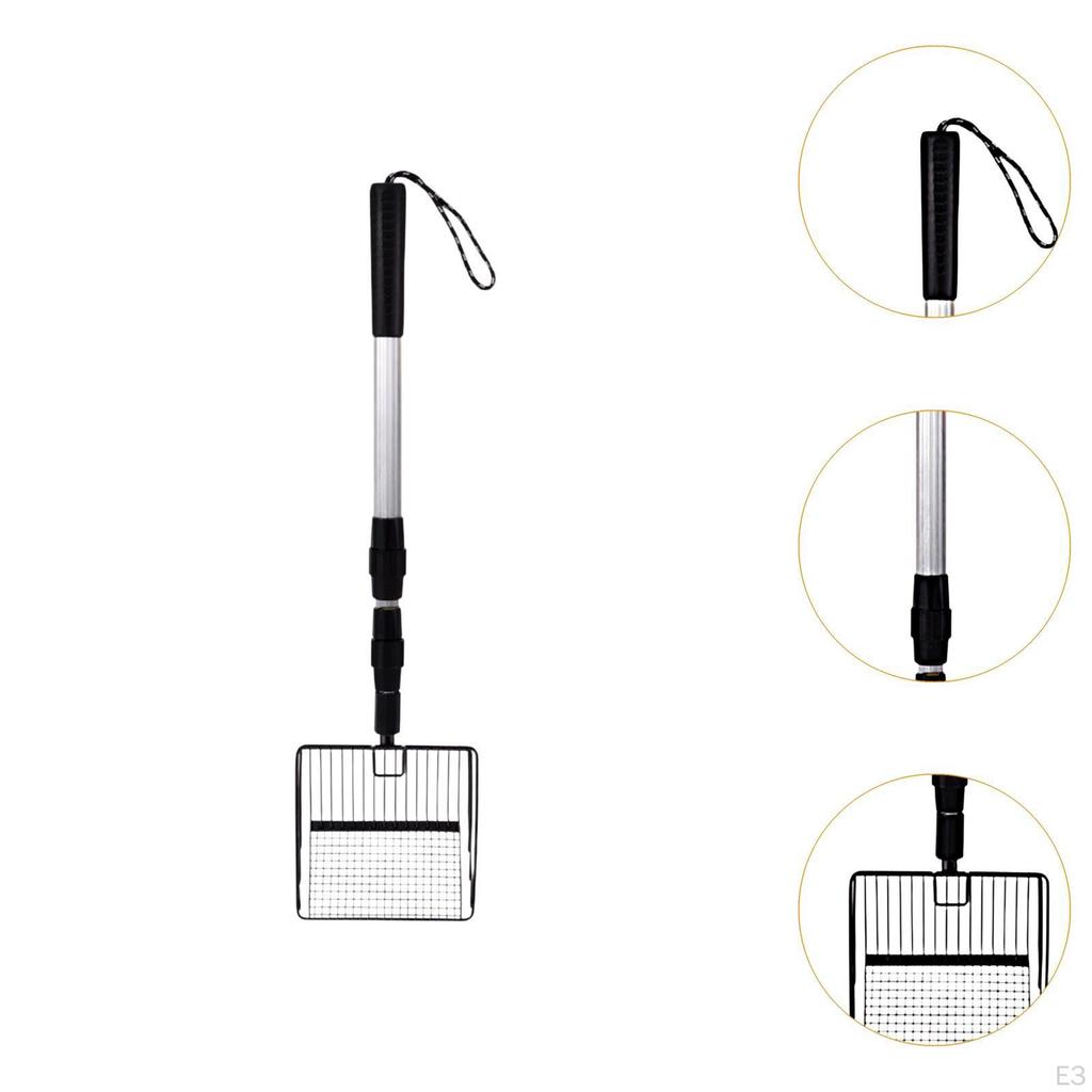 Adjustable Heavy Duty 22.4-42.2 Inch Metal Chicken Scooper for Cat Coop