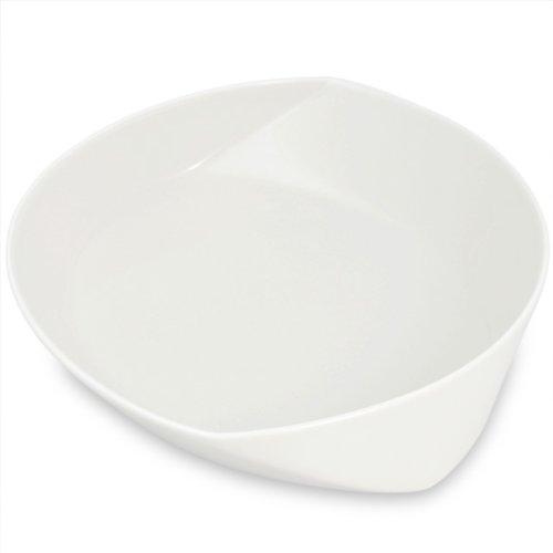 

Hakusan Toki Pasta Plate, White Porcelain, (approx.) 24 x 18.5 x 4.5 cm, LEAVES, Hasami Ware, Made in Japan