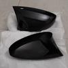 For Honda 11th Civic 22-UP Gloss Black Horn Style Side Mirror Cover Caps Trim 2*