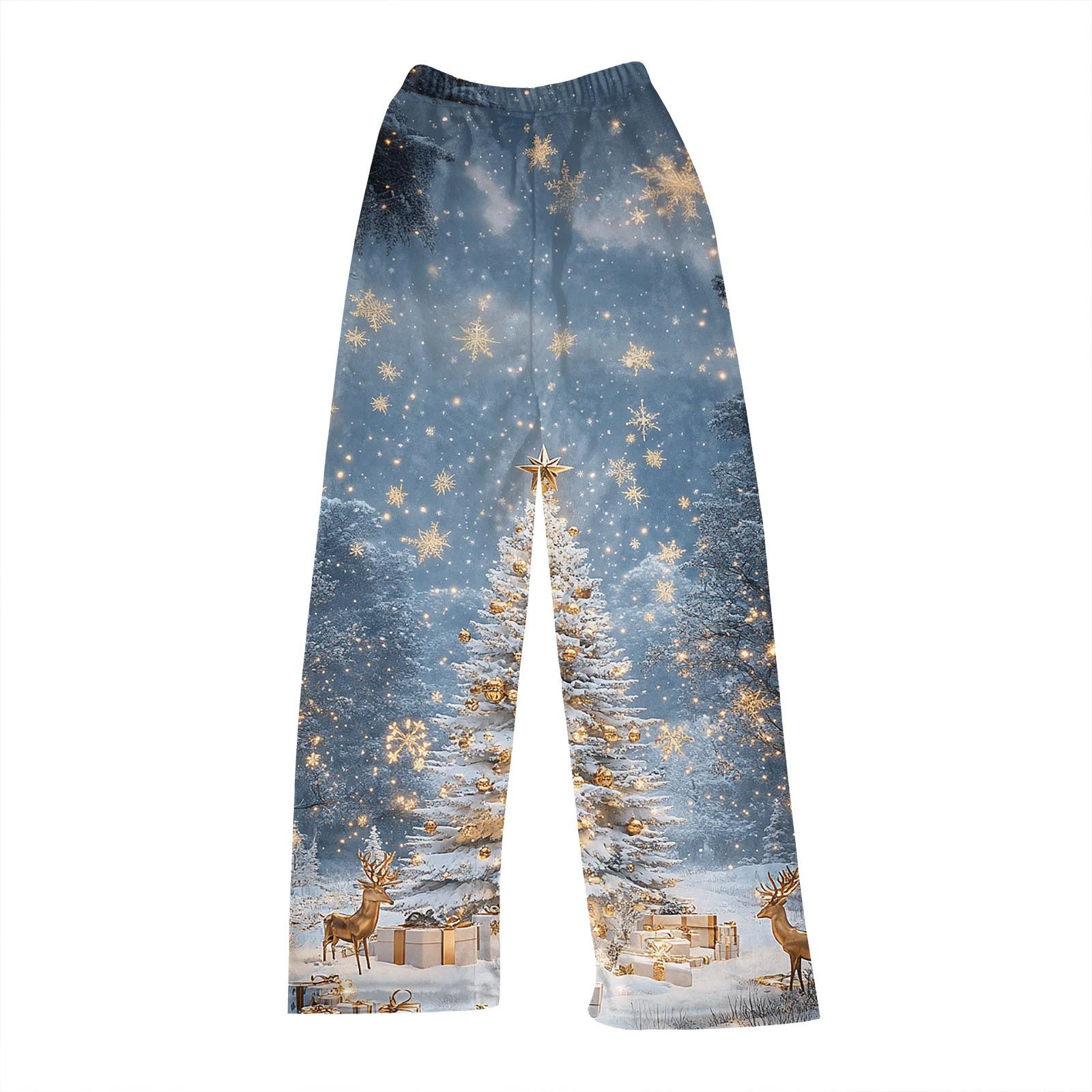 

Женские зимние клетчатые брюки, длинные брюки, спортивные брюки XXL