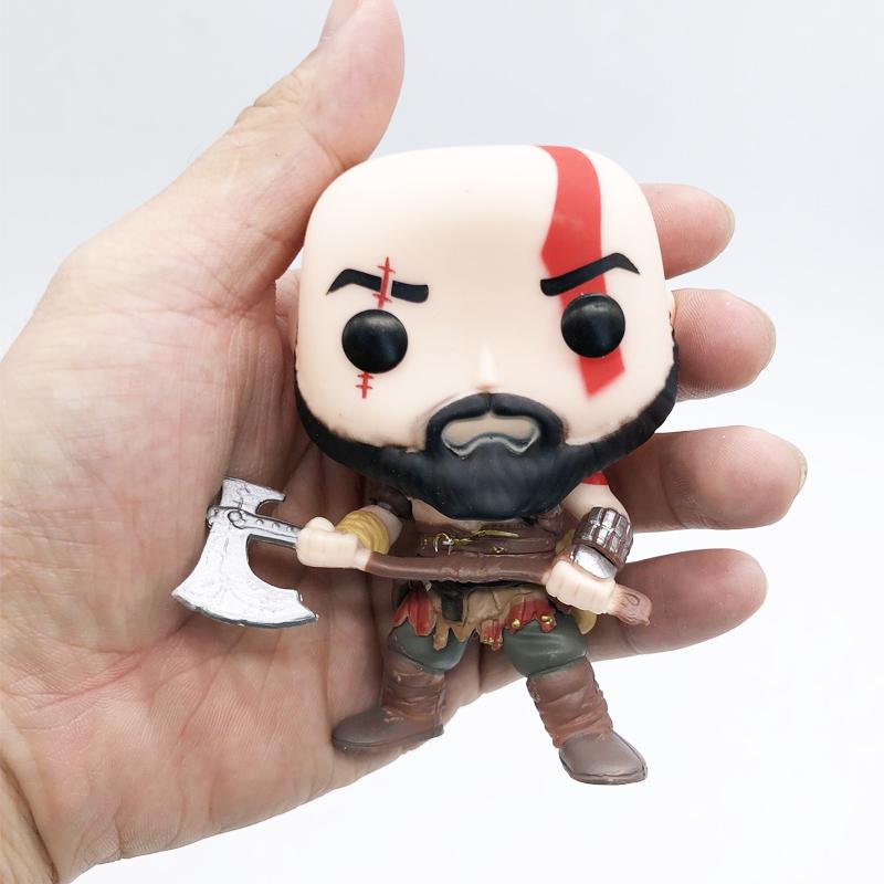 Game God of War Kratos Vinyl Doll Action Figure Collection Model Toys 10cm
