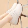 Women's Spring Autumn New Slope Heel Women's Shoes Comfortable for Commuting Soft Soled Lightweight Sports Simple Single Shoes